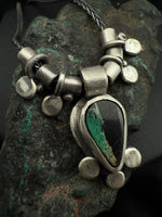 Variscite Tear Drop Charm Necklace