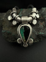 Variscite Tear Drop Charm Necklace