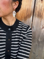 Silver Arched Cheverons