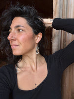 Apache Gold Arched Sun Earrings