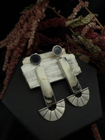 Indonesian Jaspar Bar Drop Earrings