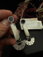 Indonesian Jaspar Bar Drop Earrings