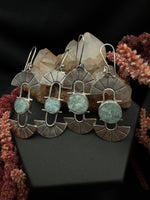 Sun Catcher Aquamarine Dangles (larger stone)