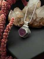 Mini Raw Ruby Stack necklace