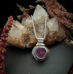 Mini Raw Ruby Stack necklace