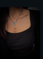 Variscite Tear Drop Charm Necklace