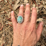 Robins Egg Turquoise Ring // Size 6.5
