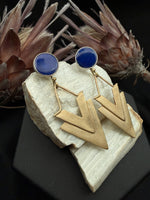 Lapis Lazuli Bronze Cheverons