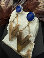 Lapis Lazuli Bronze Cheverons